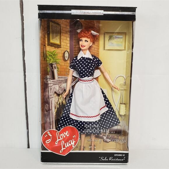 Mattel Sales Resistance I Love Lucy Barbie Doll Collector Edition - Picture 11 of 11